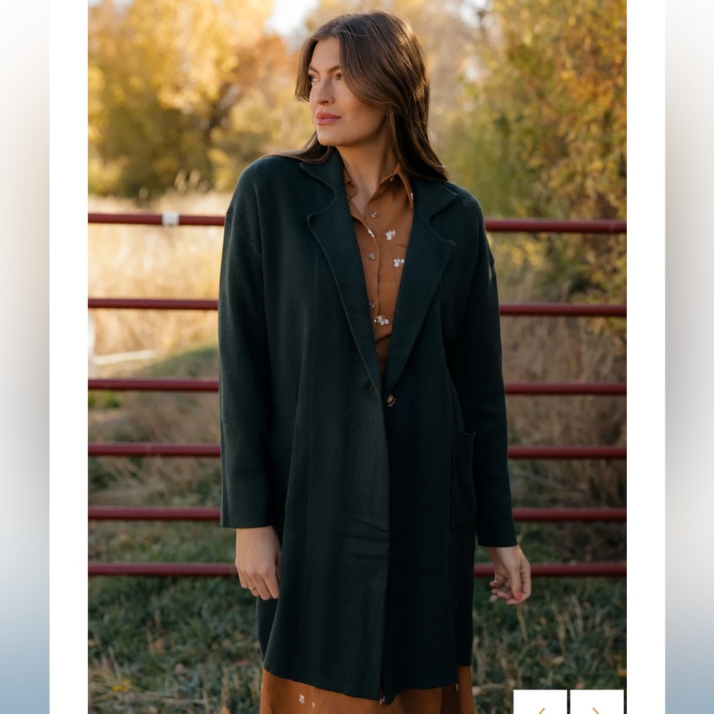 Roolee Treeline Sweater coat size small women’s